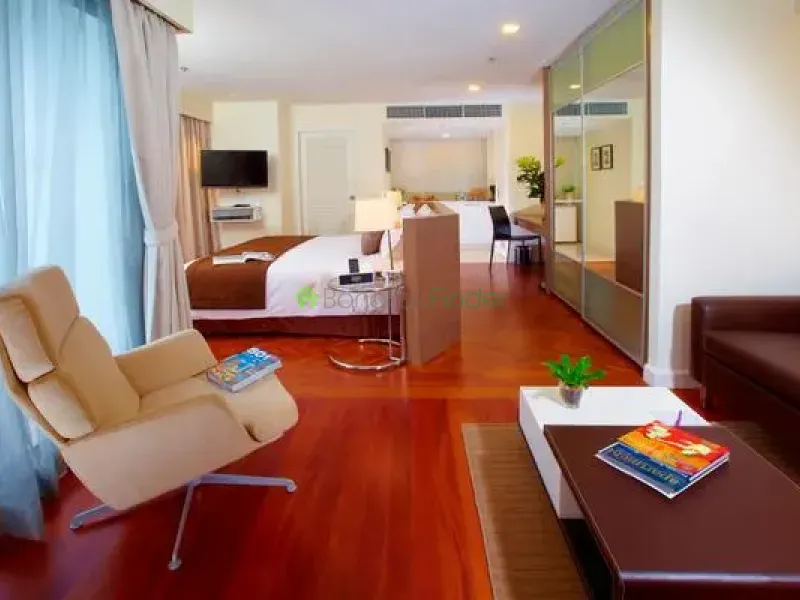 Nana, Nana, Thailand, 1 Bedroom Bedrooms, 0 ,1 BathroomBathrooms,Service Apartment,For Rent,Phachara Suite,4079